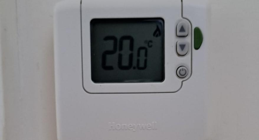 Smart thermostat installed by Wessex Electrical Services in East Tisted