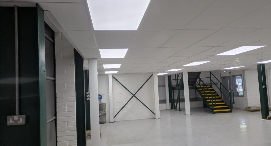 Commercial LED Lighting Installation Alton | Mezzanine Lighting