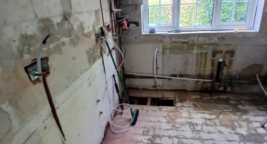 Wessex Electrical Services Kitchen Refit Electrics in Farnham From the Original Kitchen to the Finished Installation
