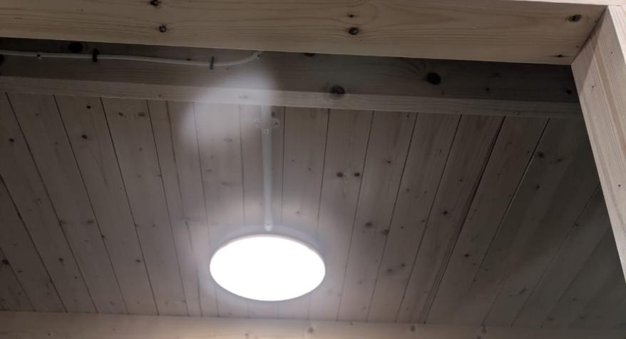 New Install at the Gordon Brown Centre, Rotherwick, Hook- Log Cabin Electrical Instalation