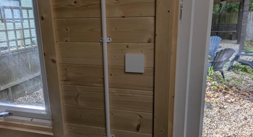 New Install at the Gordon Brown Centre, Rotherwick, Hook- Log Cabin Electrical Installation