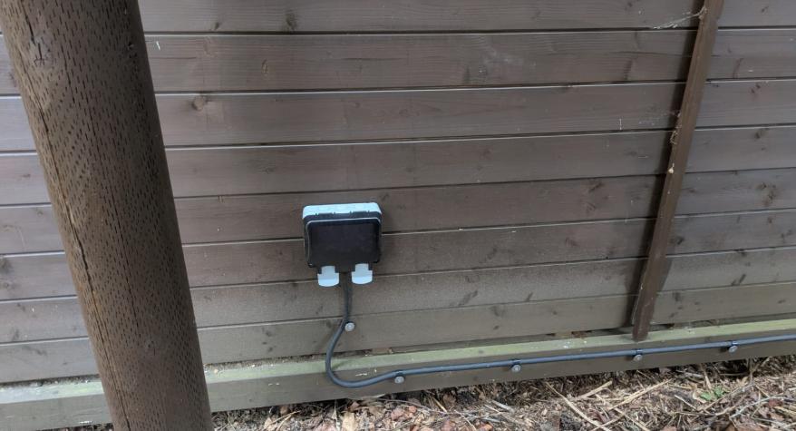 New Install at the Gordon Brown Centre, Rotherwick, Hook- Log Cabin Electrical Installation
