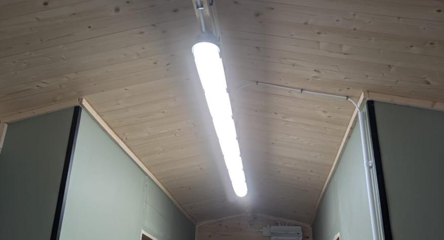 New Install at the Gordon Brown Centre, Rotherwick, Hook- Log Cabin Electrical Installation
