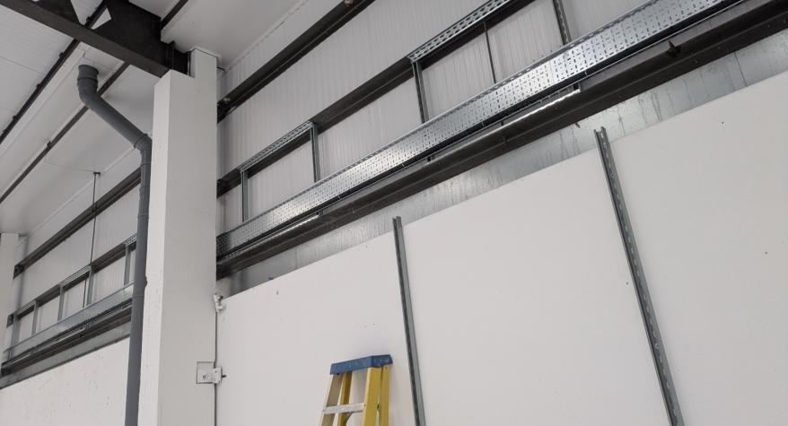 Commercial installation of new Distribution Circuits, Distribution Boards, and Containment in Alton