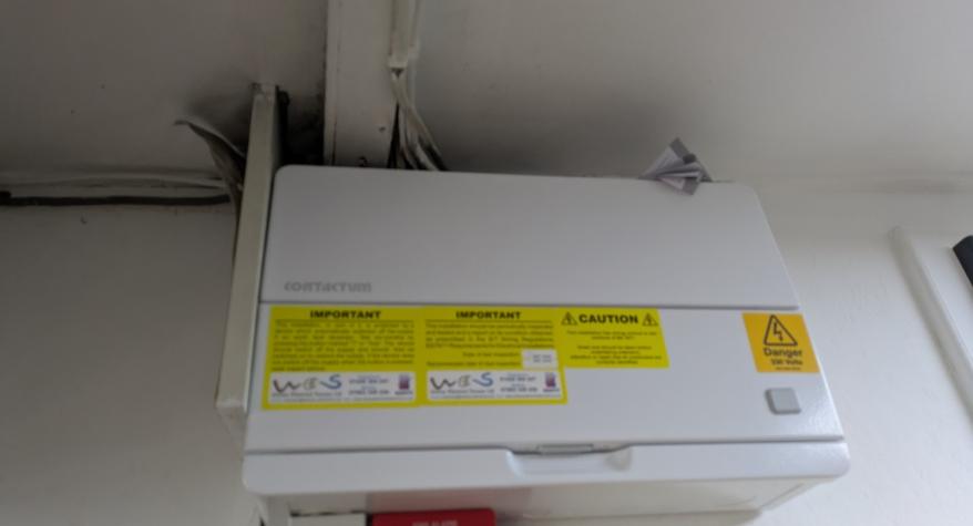  Consumer Unit Change in a Charity Shop in New Alresford