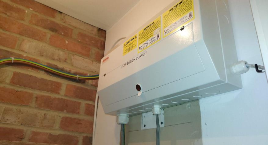 New consumer unit installed by Wessex Electrical Services in Alton
