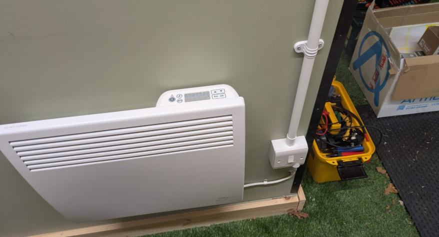 New Install at the Gordon Brown Centre, Rotherwick, Hook- Log Cabin Electrical Installation